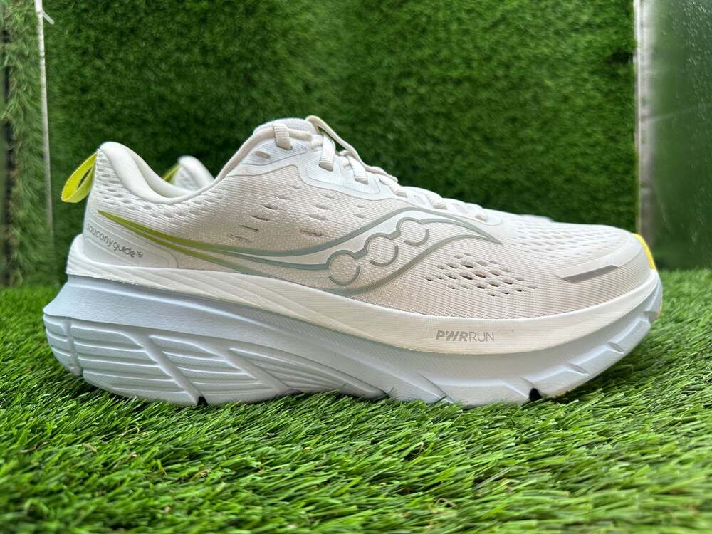 Saucony Guide 18 S10998-151 Athletic Sneaker Womens 10 White Mesh Sports Running
